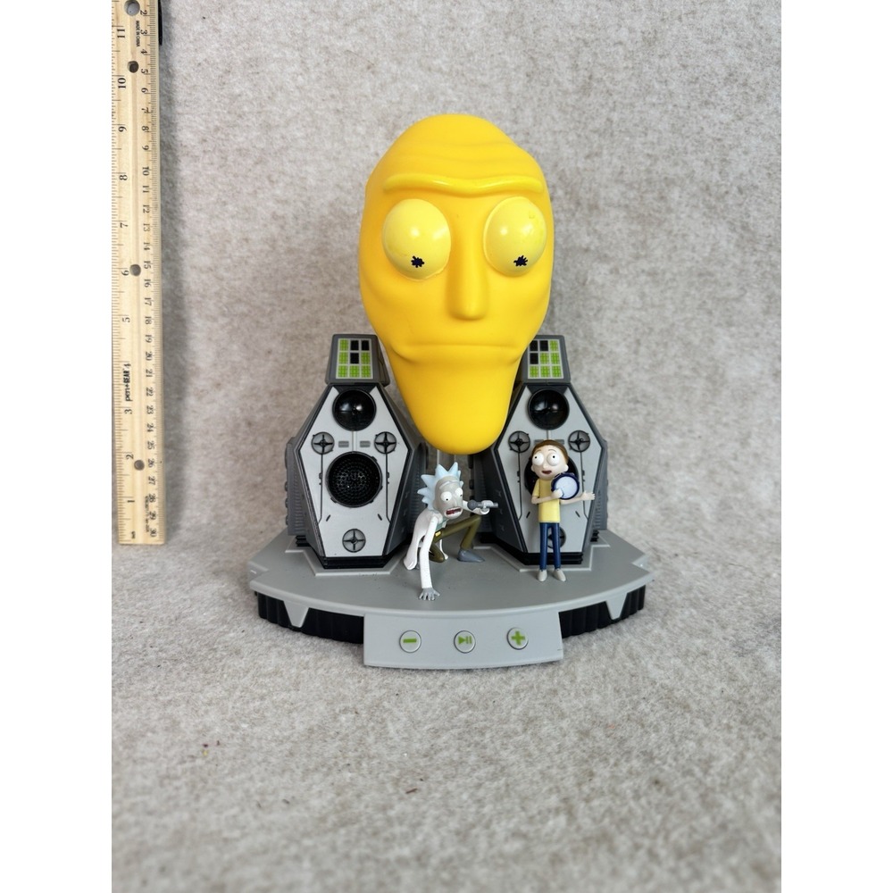 Rick and‎ Morty Get Schwifty Giant Head Bluetooth Speaker Adult Swim TV Show